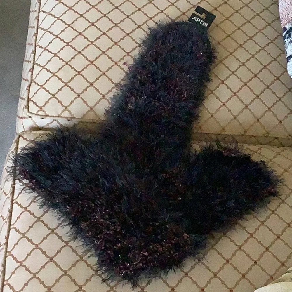 APT 9 Scarf fluffy for fall & winter black with other colors in between …